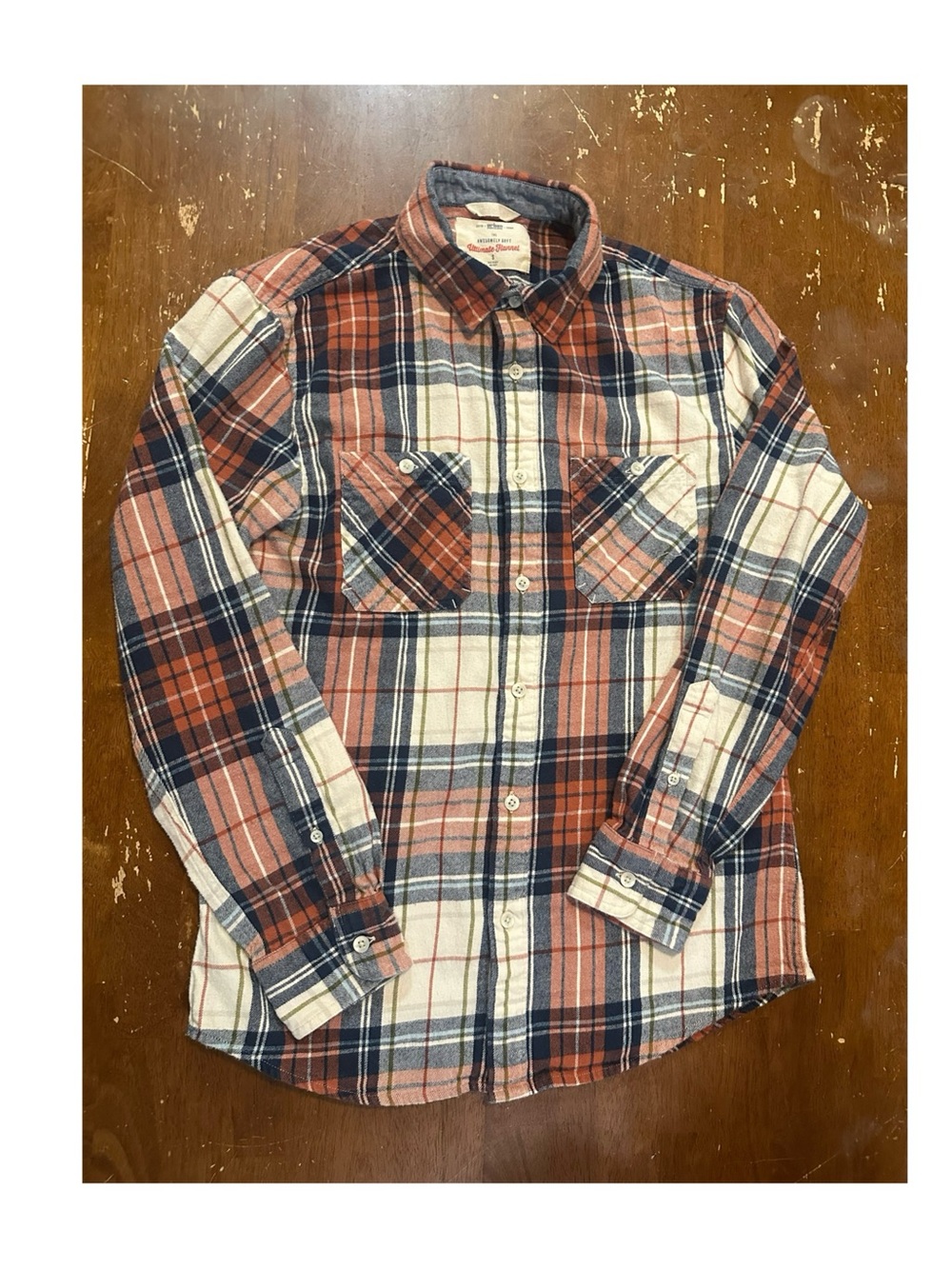 Urban Pipeline Awesomely Soft Ultimate Flannel Plaid Button Up Size Small